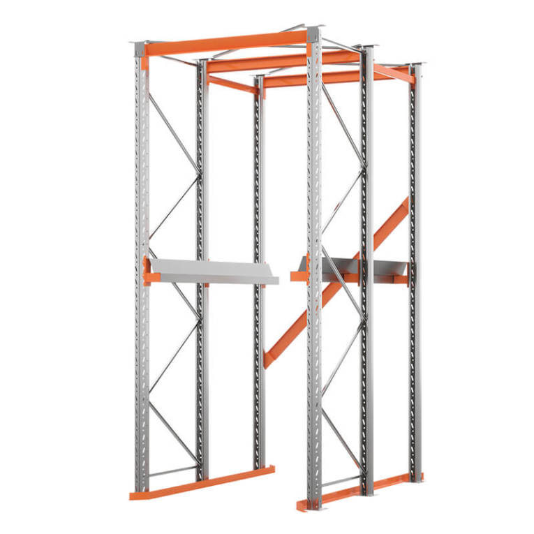 Стеллаж набивной паллетный (3000х1580х1800 мм), 1 линия, 2 яруса купить в Ростове-на-Дону Стеллаж набивной паллетный (3000х1580х1800 мм), 1 линия, 2 яруса купить в Ростове-на-Дону