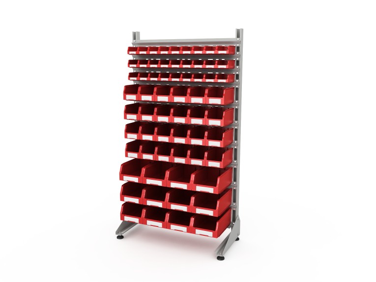 Стеллаж для пластиковых лотков SORTEX односторонний 1800x1000x450.05 купить в Ростове-на-Дону Стеллаж для пластиковых лотков SORTEX односторонний 1800x1000x450.05 купить в Ростове-на-Дону