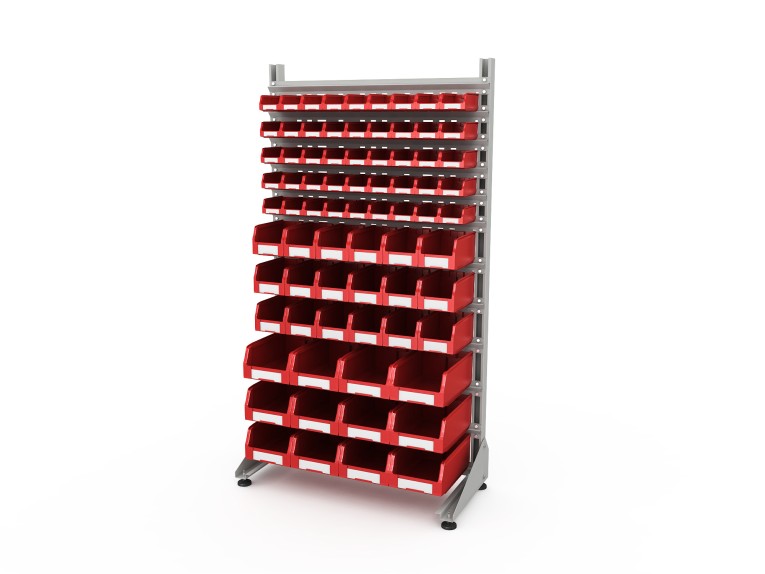 Стеллаж для пластиковых лотков SORTEX односторонний 1800x1000x450.06 купить в Ростове-на-Дону Стеллаж для пластиковых лотков SORTEX односторонний 1800x1000x450.06 купить в Ростове-на-Дону