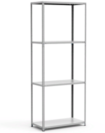 Стеллаж металлический Титан МС-500 2000х1200х300 4 полки Стеллаж металлический Титан МС-500 2000х1200х300 4 полки