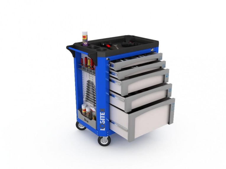 Тумба LOGITEX 5 с системой блокировки ящиков купить в Ростове-на-Дону