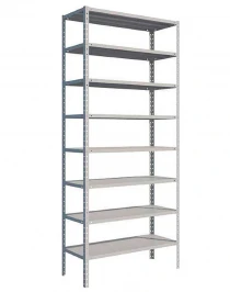 Стеллаж MS Strong 2200х1200х800 8 полок Стеллаж MS Strong 2200х1200х800 8 полок