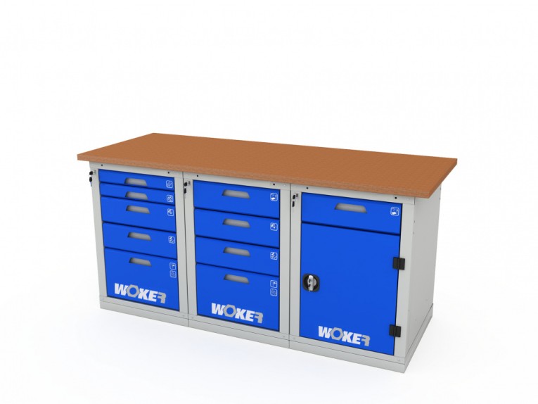 Верстак трехтумбовый WOKER PRO 3542.1800 купить в Ростове-на-Дону Верстак трехтумбовый WOKER PRO 3542.1800 купить в Ростове-на-Дону